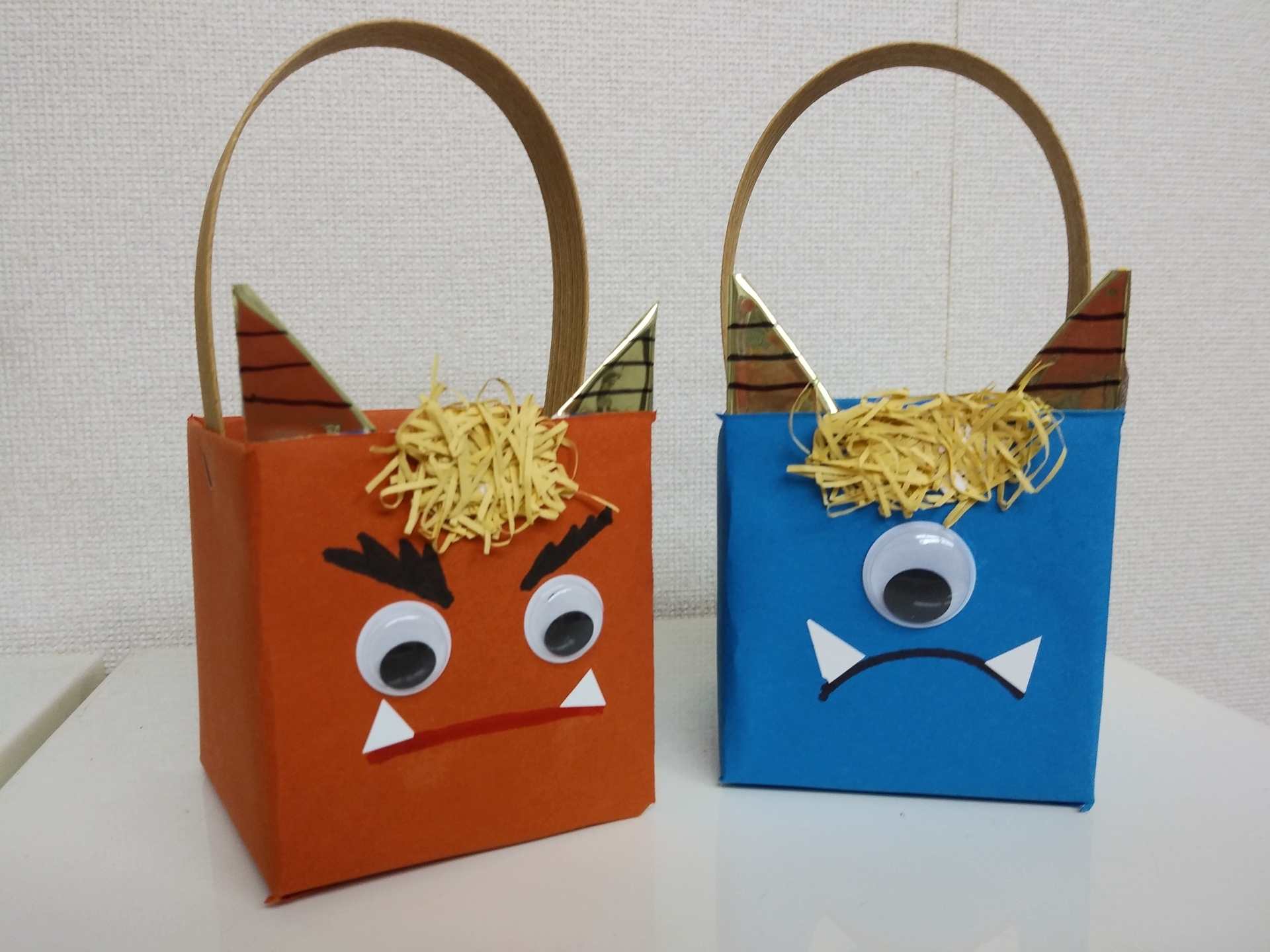 鬼ぐるみ製小物入れ